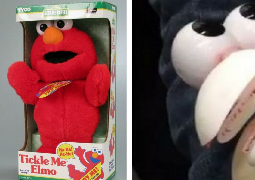 tickle me elmo and ernie