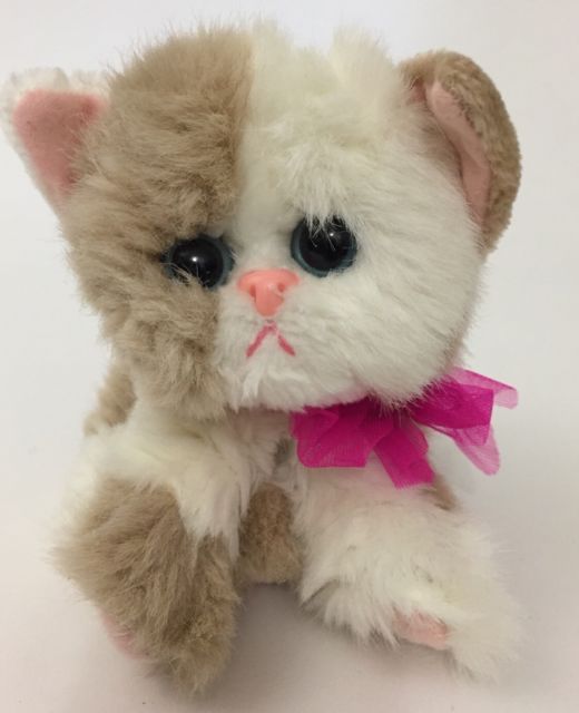 purring cat plush