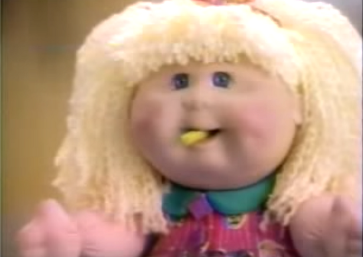 cabbage patch eating hair