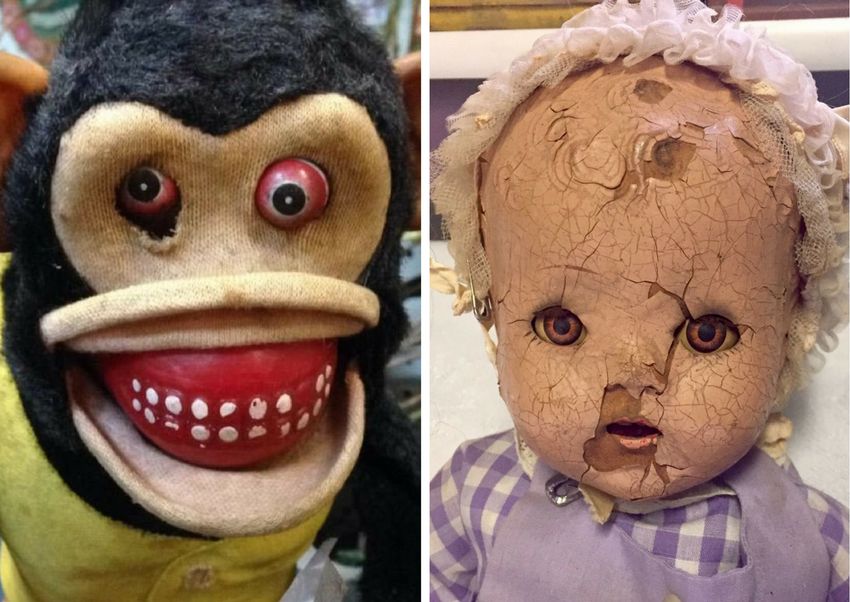 creepy plush toy