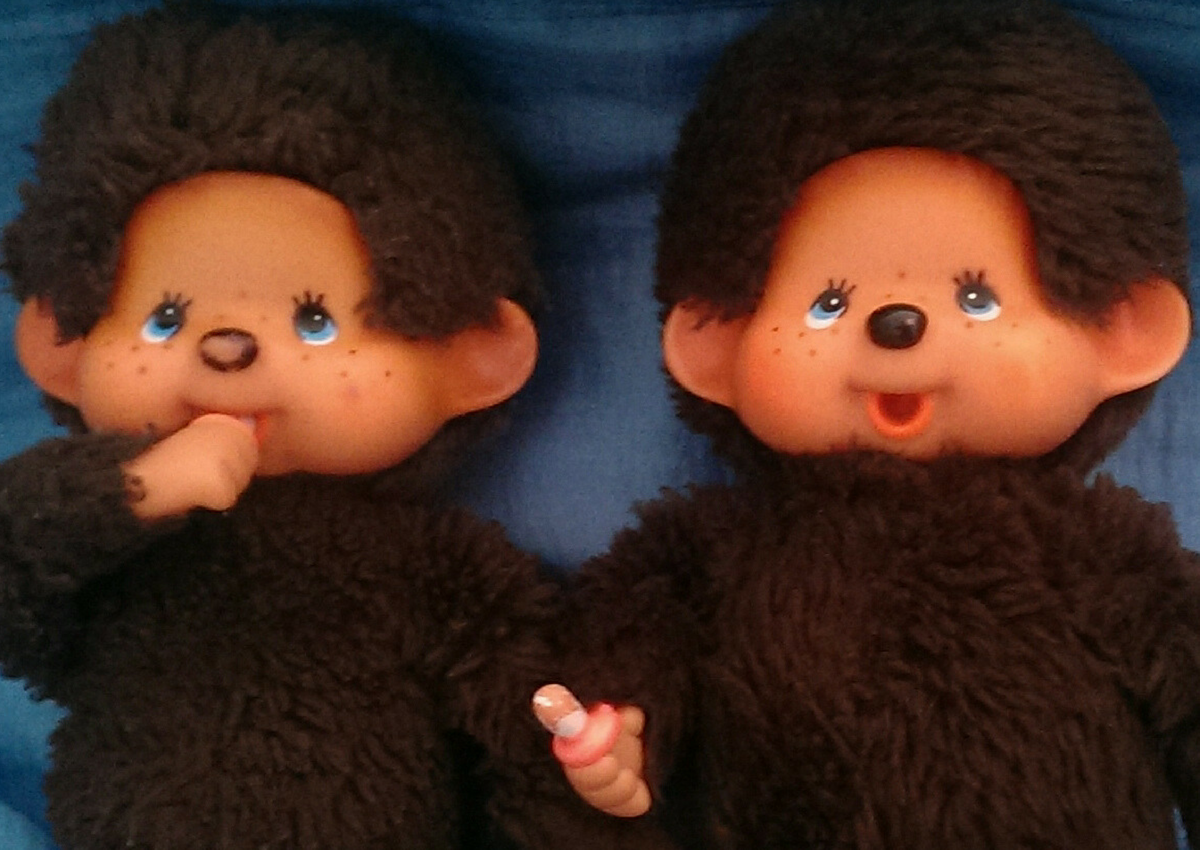 stuffed monkey toys from the 80s