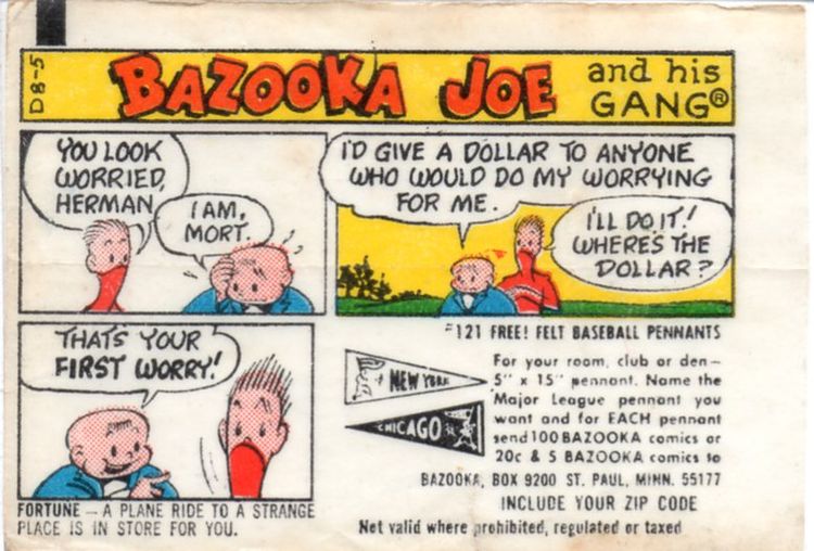 bazooka comic strips