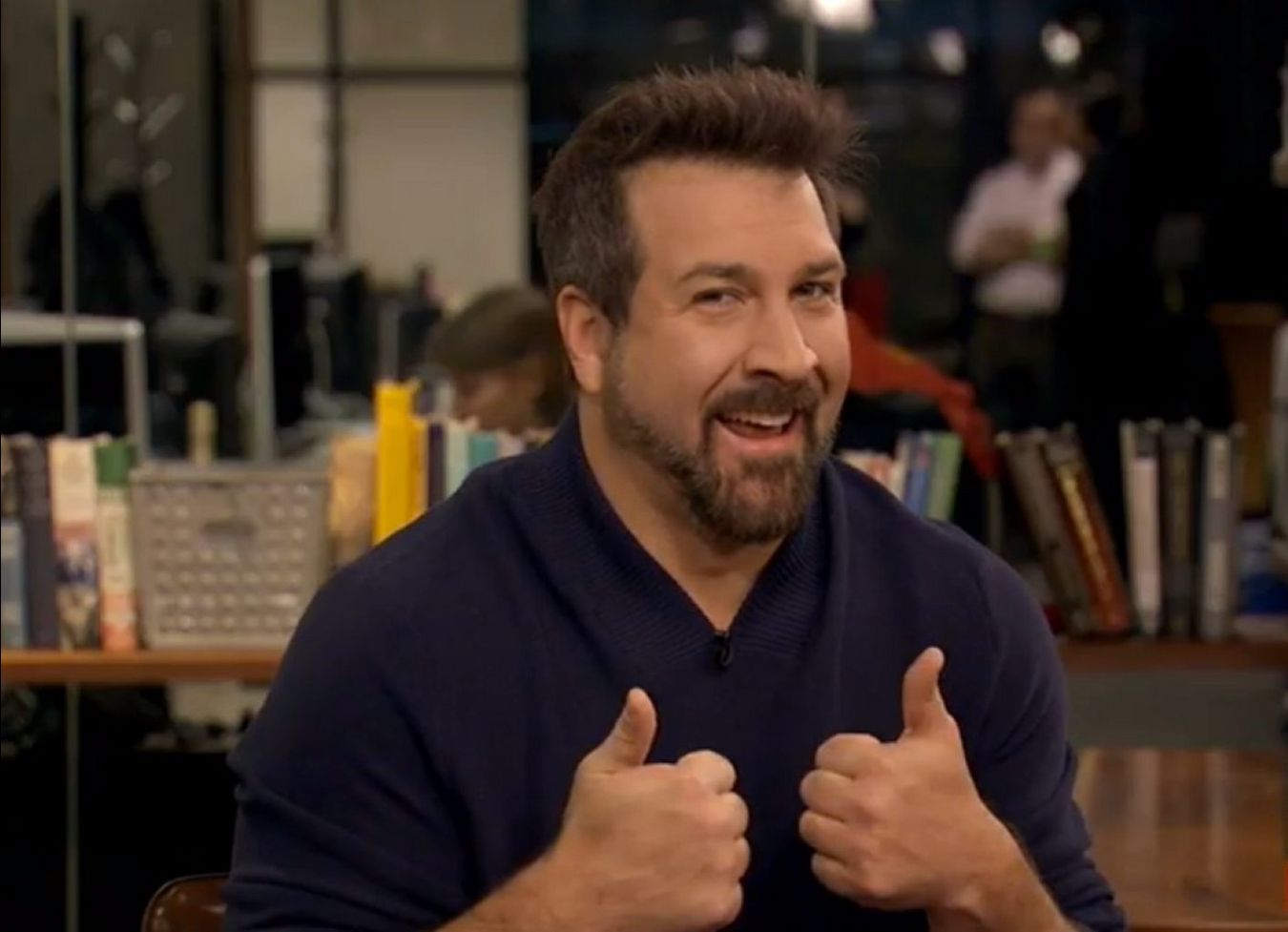 Джоуи Фэтоун. Joey Fatone. Joey Fatone on the line.