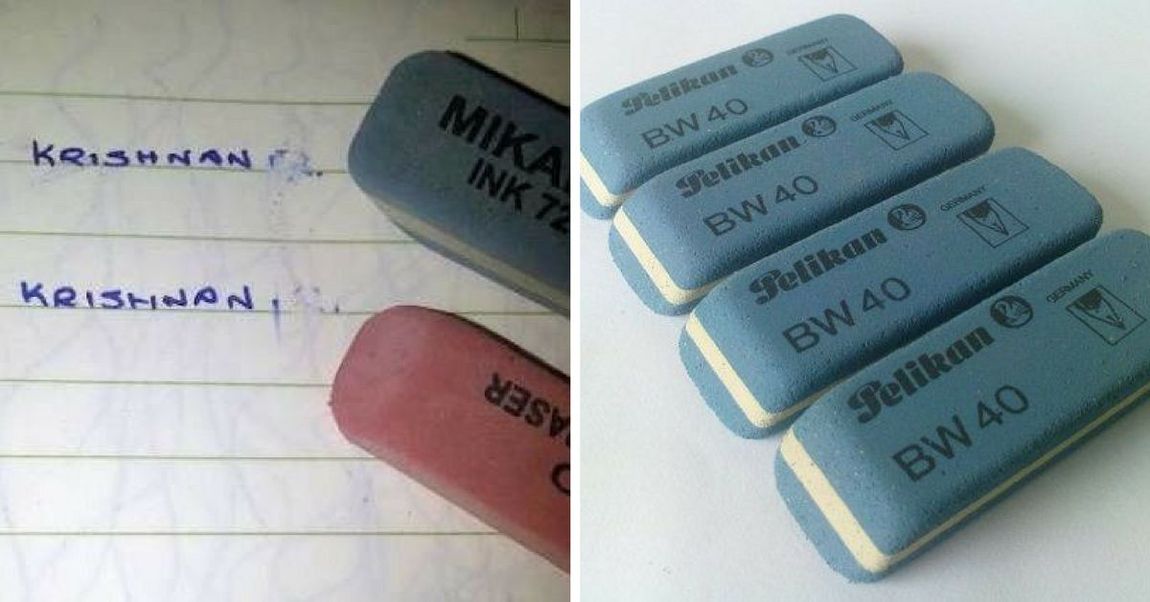 They Told Us They Could Erase Pen, But It Turns Out Blue Erasers Have