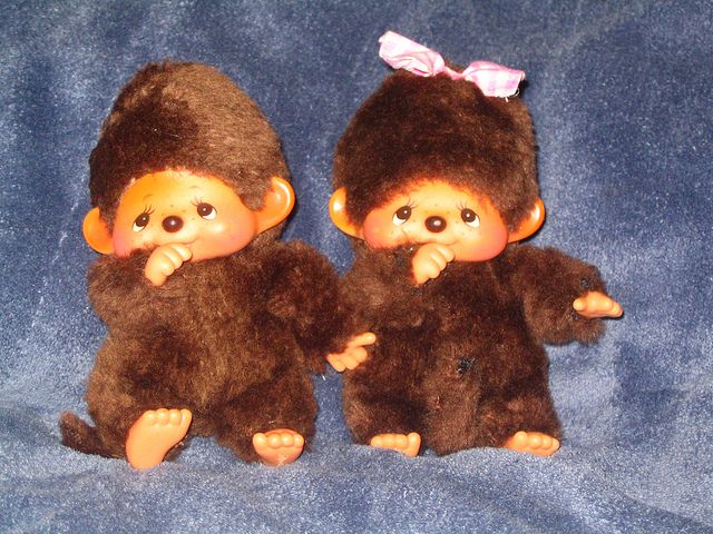 80s monkey doll